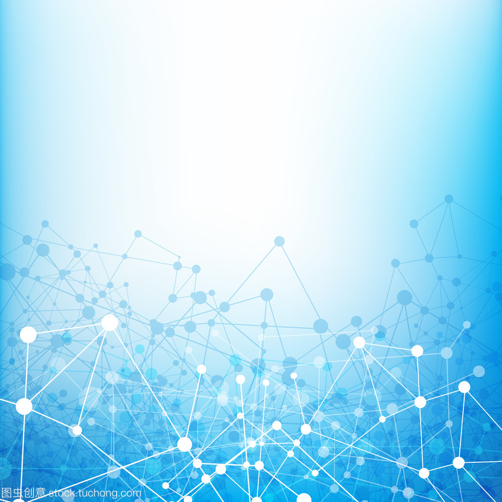 抽象背景網絡連接概念矢量圖
