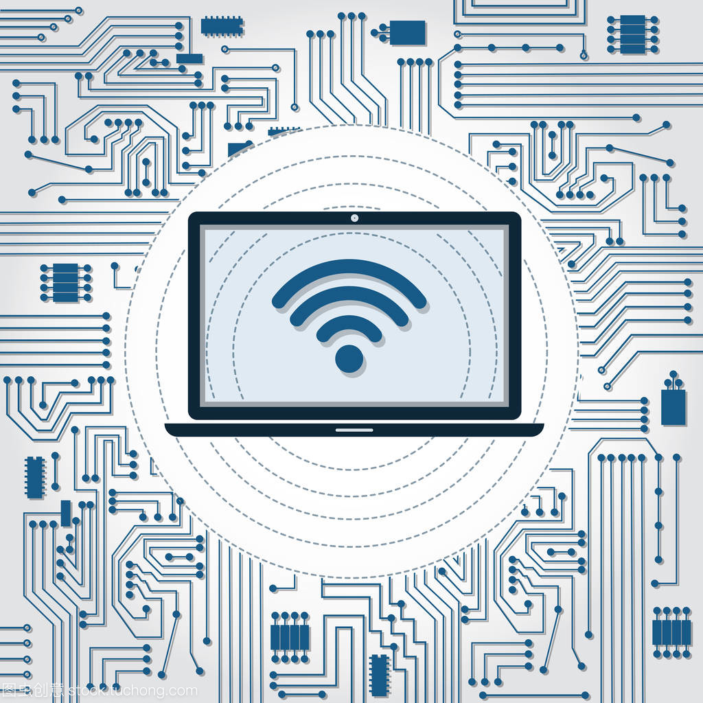 手提電腦、 無線網(wǎng)絡(luò)和電子產(chǎn)品的電路